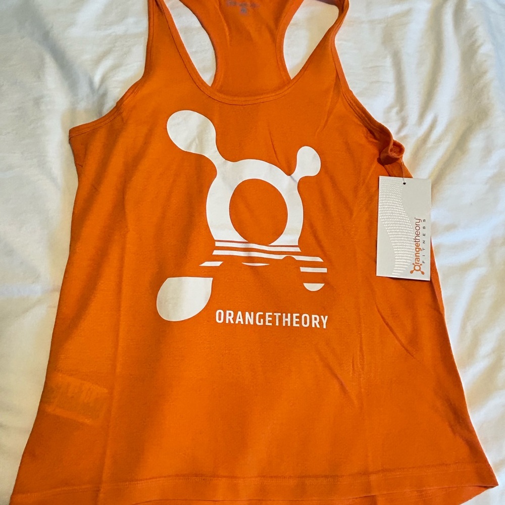 NWT Orangetheory Orange Tank Top size Medium